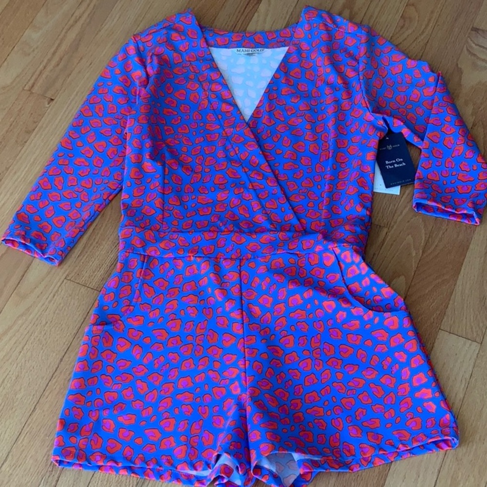 NWT Mahi Gold Riptide Romper - Picture 3 of 6